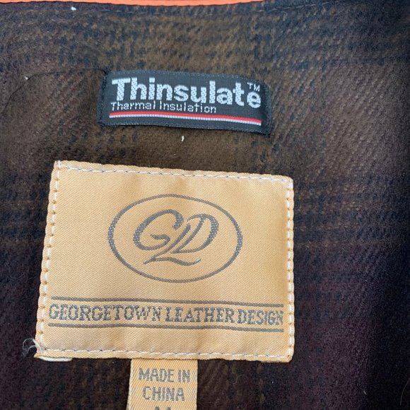 Georgetown Leather Bomber Jacket - Picture 4 of 4